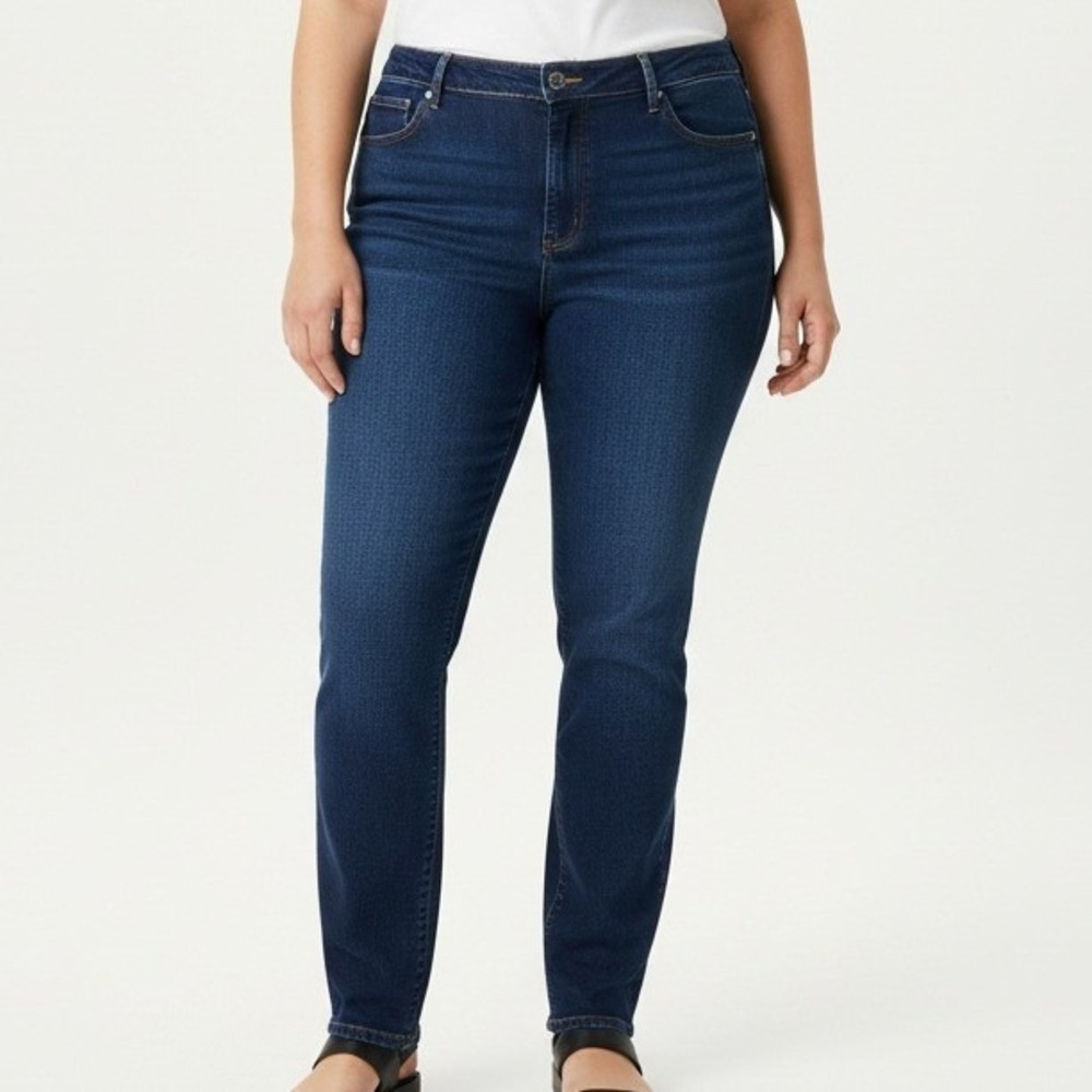 Levis Womens 311 Shaping‎ Skinny Jeans Dark Wash Stretch Denim Size 24W